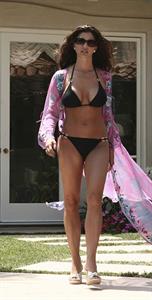 Charisma Carpenter in a bikini