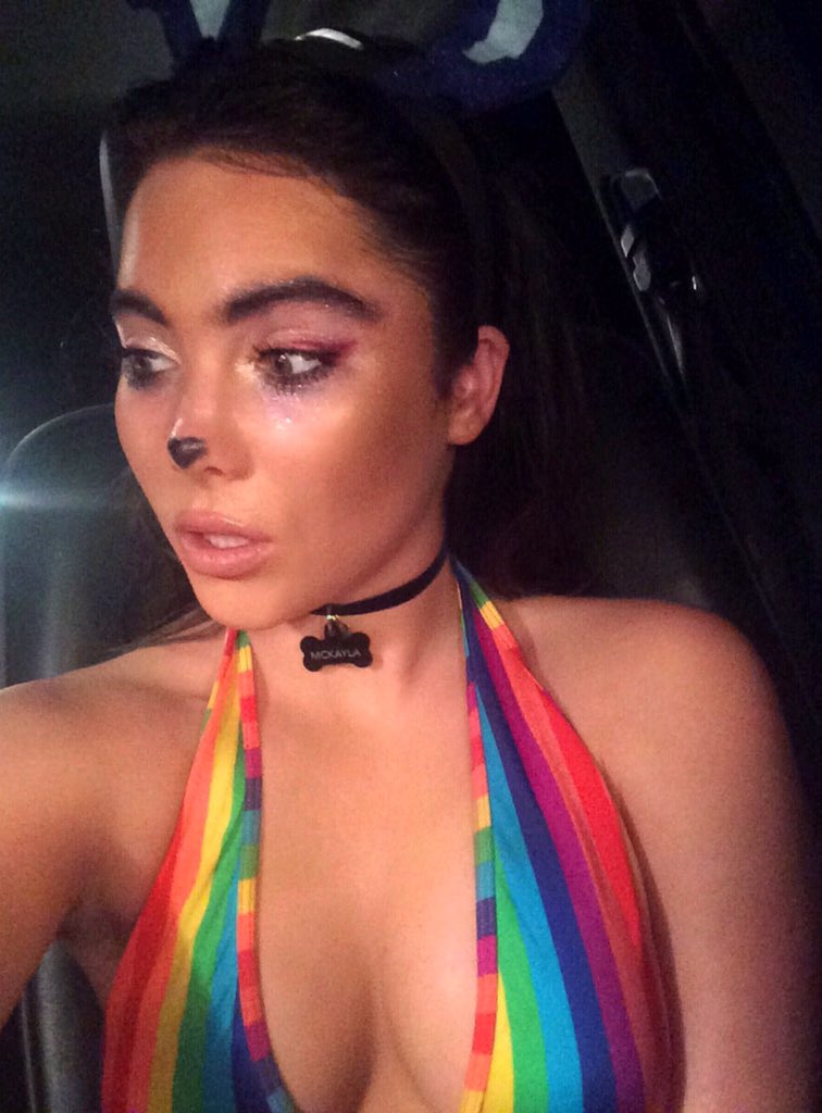 McKayla Maroney in a bikini taking a selfie