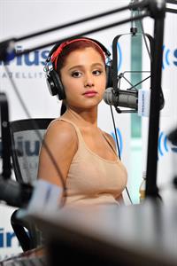 Ariana Grande at SiriusXM studios in New York July 18, 2011 