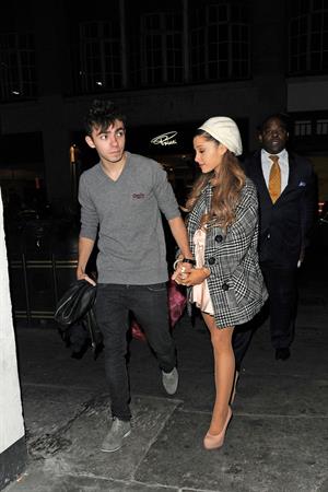 Ariana Grande in London 10/9/13  