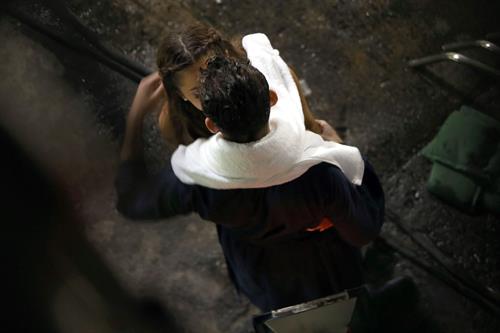 Ariana Grande –  The Wanteds  music video set 9/26/13  