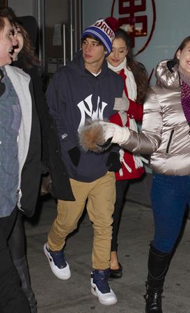 Ariana Grande in New York City 1/1/13