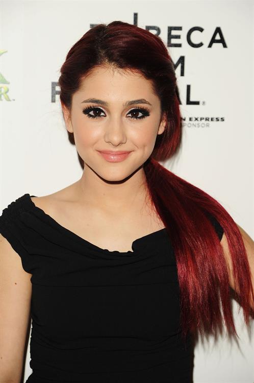 Ariana Grande Shrek Forever After premiere in New York 