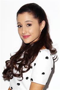 Ariana Grande in knee highs at 1D fan event in NY 11/18/12 