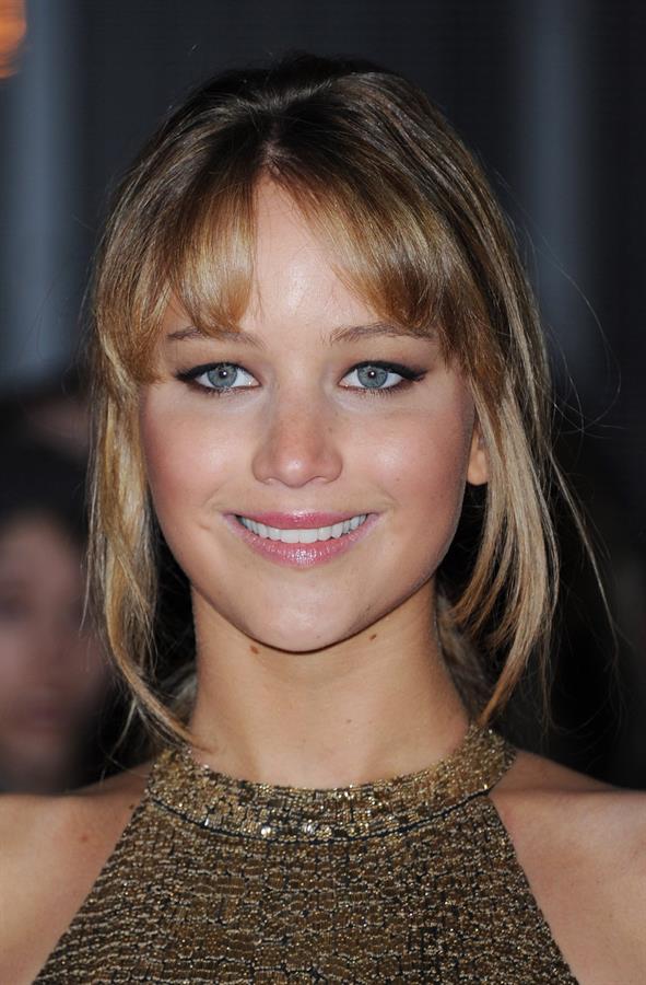Jennifer Lawrence at the Hunger Games UK premiere on March 14, 2012 