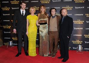 Jennifer Lawrence at the Hunger Games UK premiere on March 14, 2012 