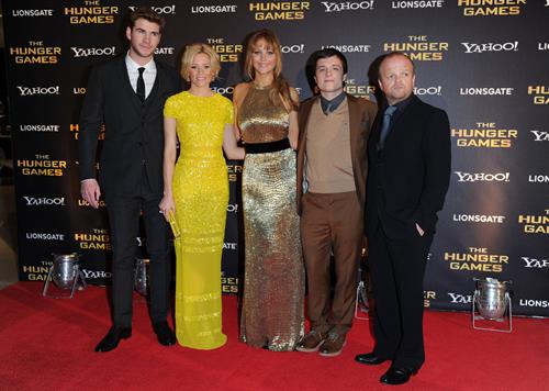 Jennifer Lawrence at the Hunger Games UK premiere on March 14, 2012 