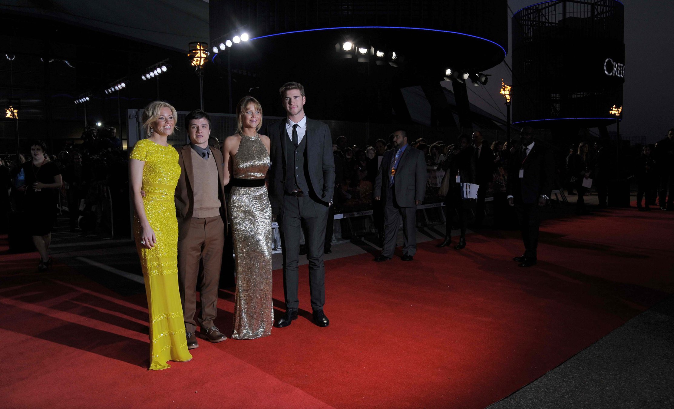 Jennifer Lawrence at the Hunger Games UK premiere on March 14, 2012 