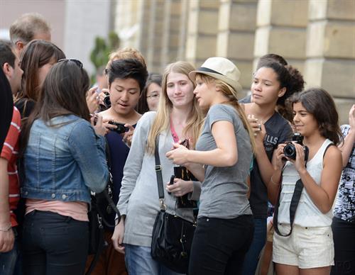 Jennifer Lawrence out about in Paris, France on 3-7-2012