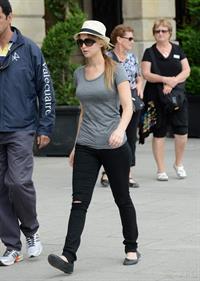 Jennifer Lawrence out about in Paris, France on 3-7-2012