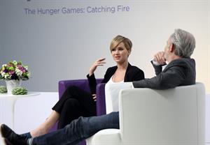 Jennifer Lawrence Q&A at the Yahoo Headquarters - Los Angeles - November 6, 2013 