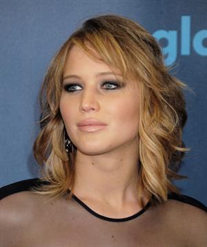 Jennifer Lawrence 24th Annual GLAAD Media Awards in Los Angeles, Apr. 20, 2013 