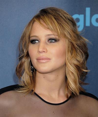 Jennifer Lawrence 24th Annual GLAAD Media Awards in Los Angeles, Apr. 20, 2013 
