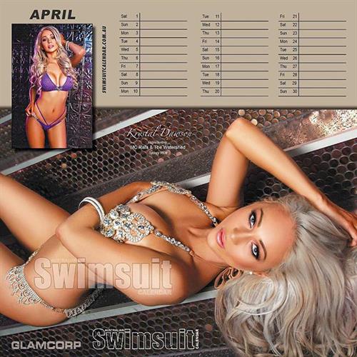 Krystal Dawson in a bikini