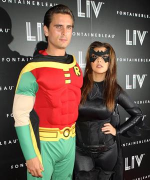 Kim Kardashian - At Halloween Birthday Bash At LIV Nightclub In Florida October 31, 2012