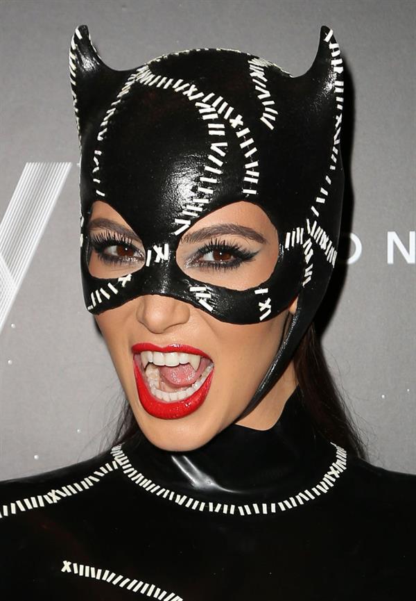 Kim Kardashian - At Halloween Birthday Bash At LIV Nightclub In Florida October 31, 2012