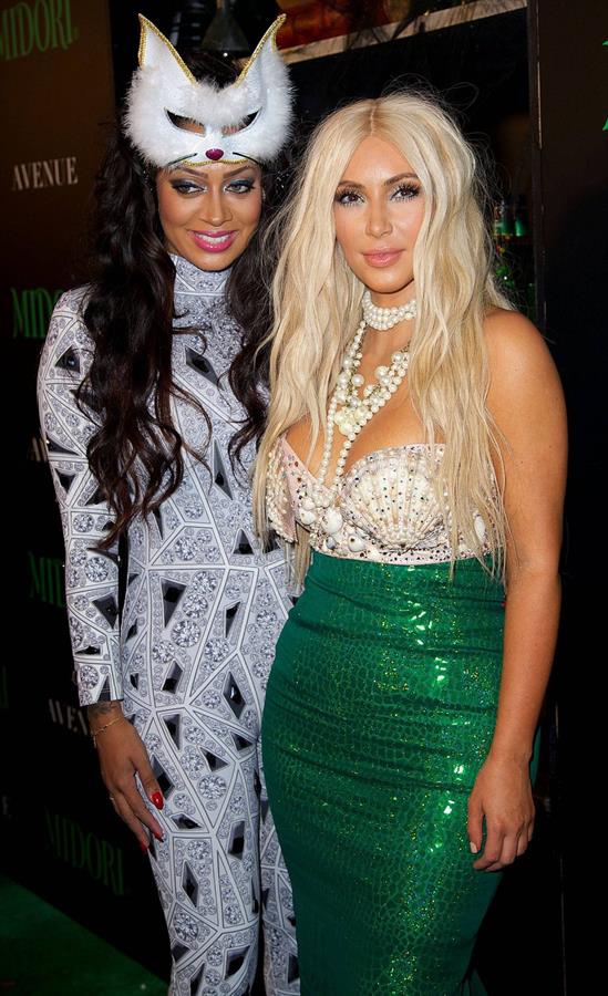 Kim Kardashian - Midori Green Halloween Party October 27, 2012