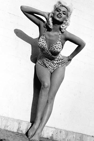 Jayne Mansfield in a bikini