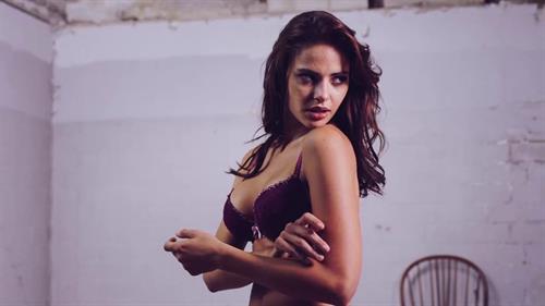 Nicole Meyer in lingerie