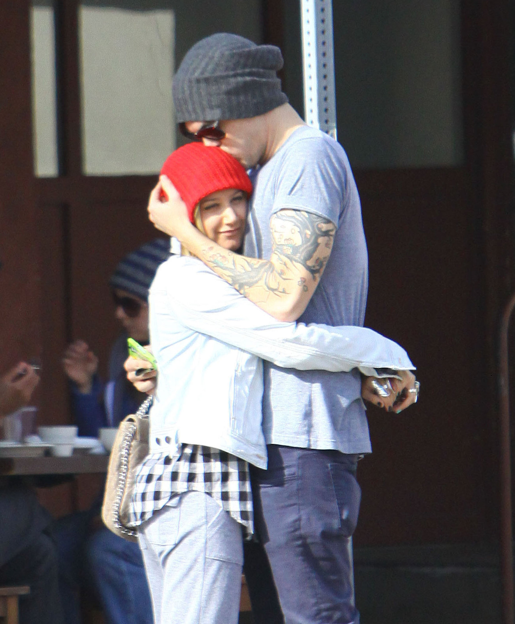 Ashley Tisdale leaving Kings Road Cafe in Studio City 12/9/12 