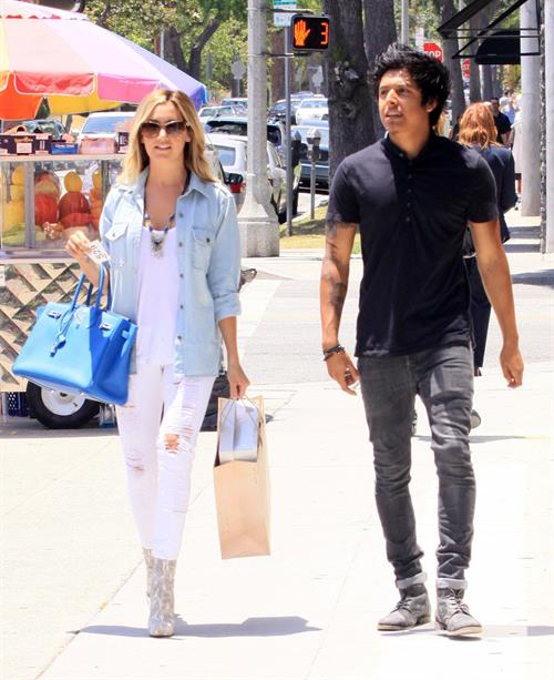 Ashley Tisdale Shopping In West Hollywood 5/30/12