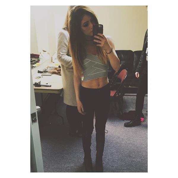 Chrissy Costanza taking a selfie