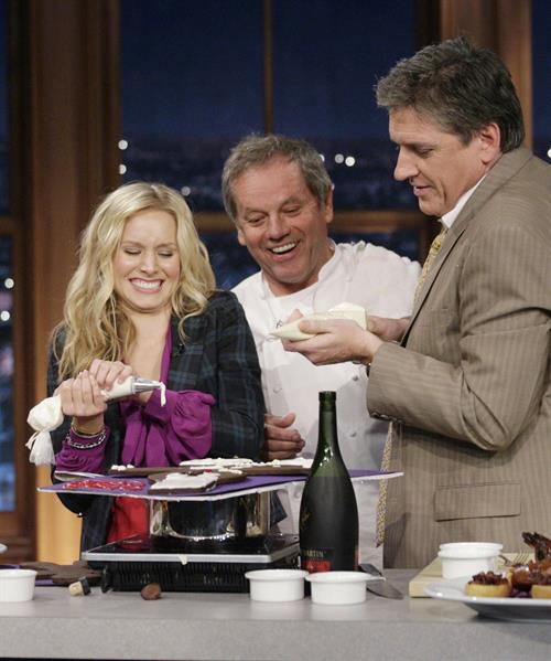 Kristen Bell 'The Late Late Show with Craig Ferguson' - December 11, 2008  