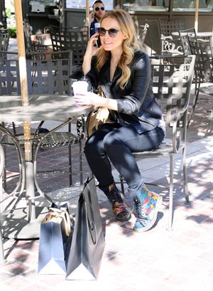 Kristen Bell out shopping at The Americana at Brand in Glendale 10/30/12