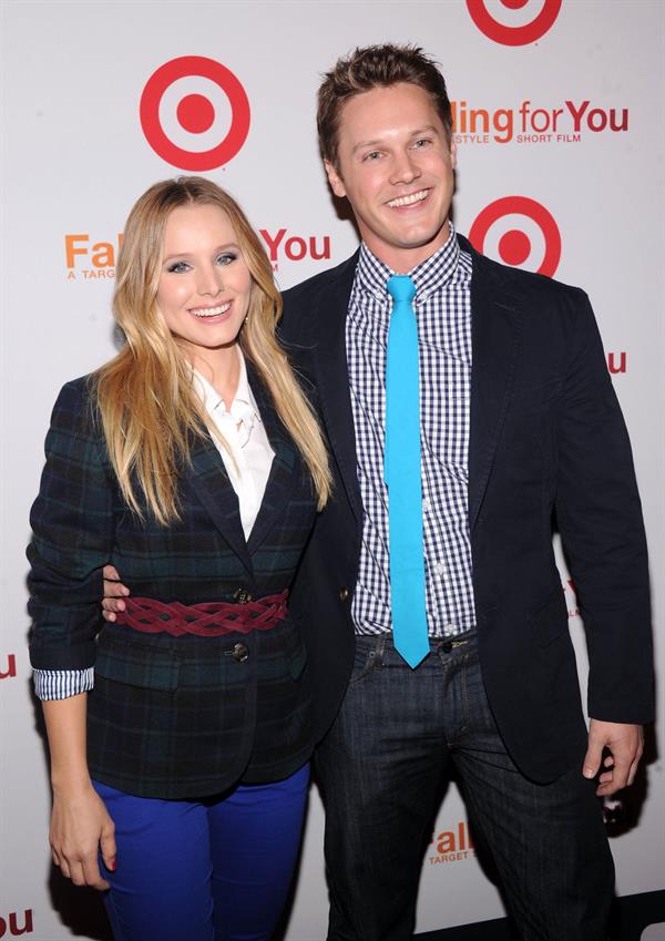 Kristen Bell Target 'Falling for You' Event in New York City on October 10, 2012 
