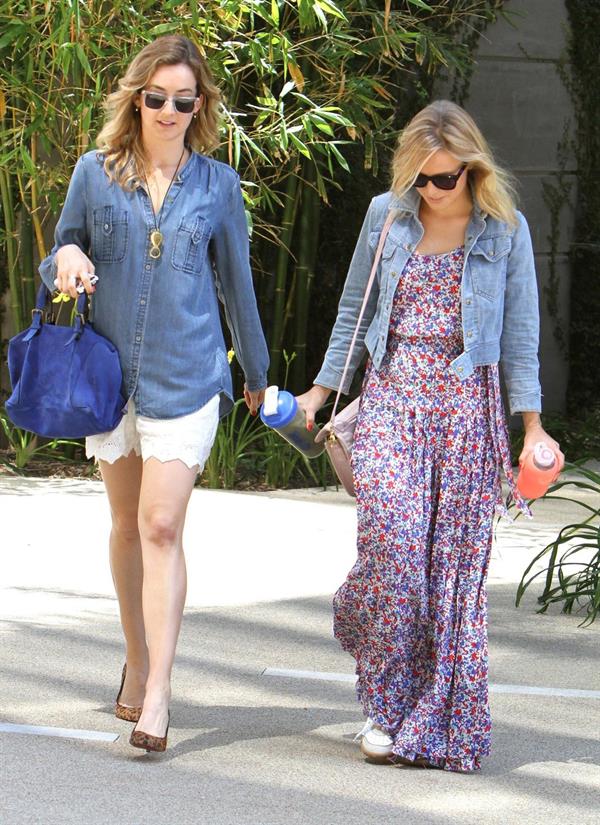 Kristen Bell - spotted out and about with a friend in North Hollywood May 31, 2012