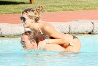 Abigail Clancy holiday at the Portocervo Hotel Cala di Volpe Sardinia Italy on July 12, 2010
