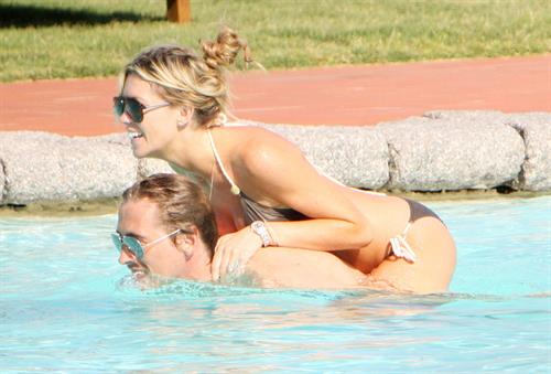Abigail Clancy holiday at the Portocervo Hotel Cala di Volpe Sardinia Italy on July 12, 2010
