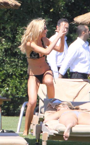Abigail Clancy bikini candids in Italy on June 10, 2011 