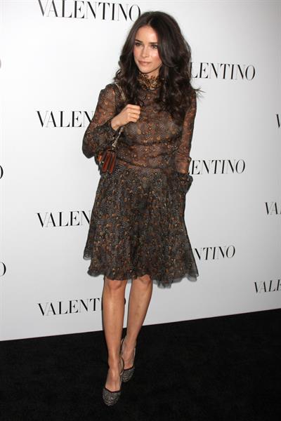 Abigail Spencer Valentino 50th anniversary and new flagship store opening in Beverly Hills on March 27, 2012