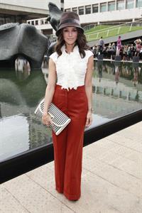 Abigail Spencer Malandrino Presentation at Mercedes Benz fashion week on September 12, 2010