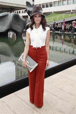 Abigail Spencer Malandrino Presentation at Mercedes Benz fashion week on September 12, 2010