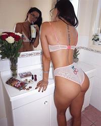 Rebecca Holly in lingerie - ass