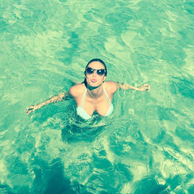 Lele Pons in a bikini