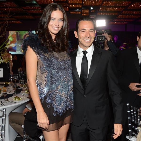 Adriana Lima at Brazil Charity Foundation Gala in Miami on March 27, 2012 