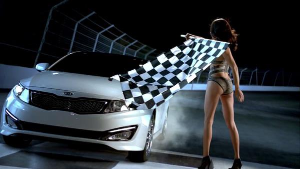 Adriana Lima KIA Super Bowl ad