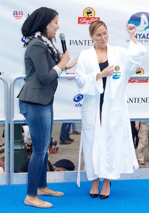 Adrienne Bailon – Swim for Relief Benefit, NY 10/9/13  