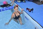 Adrienne Bailon – Swim for Relief Benefit, NY 10/9/13  