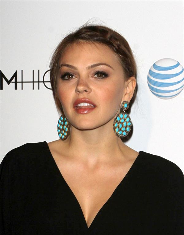 Aimee Teegarden premiere of the 1st social series Aim High held at Trousdale on October 18, 2011 