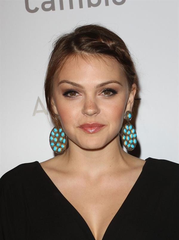 Aimee Teegarden premiere of the 1st social series Aim High held at Trousdale on October 18, 2011 