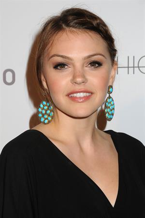 Aimee Teegarden premiere of the 1st social series Aim High held at Trousdale on October 18, 2011 