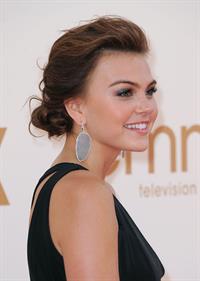 Aimee Teegarden 63rd annual Primetime Emmy Awards held at Nokia Theatre in Los Angeles on September 18, 2011
