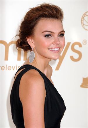 Aimee Teegarden 63rd annual Primetime Emmy Awards held at Nokia Theatre in Los Angeles on September 18, 2011