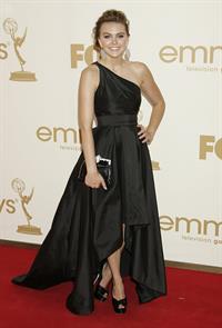 Aimee Teegarden 63rd annual Primetime Emmy Awards held at Nokia Theatre in Los Angeles on September 18, 2011
