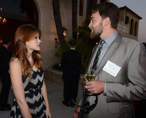 Aimee Teegarden arrives at 2012 Oceana's SeaChange Summer Party on July 29, 2012 in Laguna Beach, California
