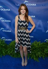 Aimee Teegarden arrives at 2012 Oceana's SeaChange Summer Party on July 29, 2012 in Laguna Beach, California